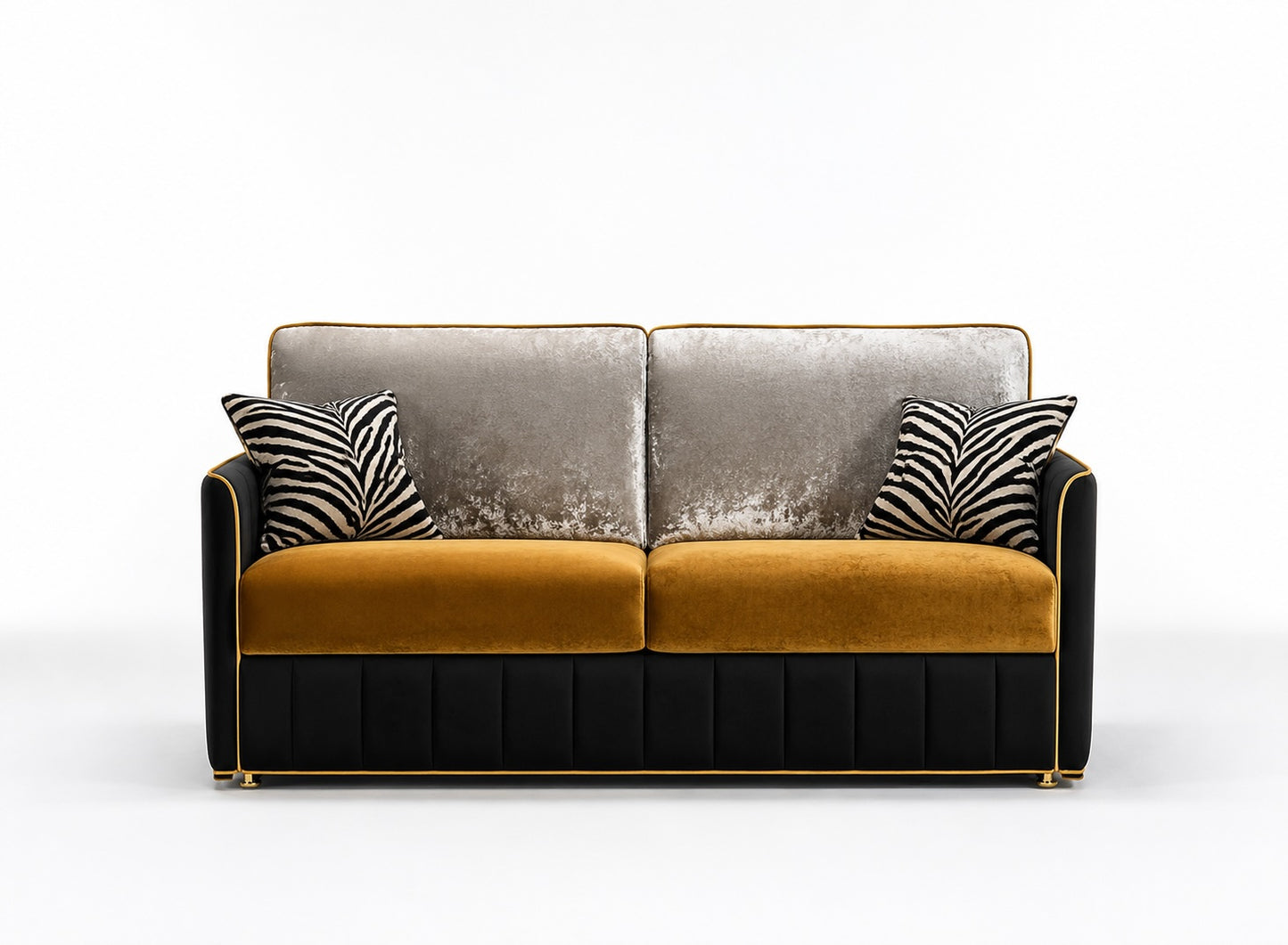 Dieses hochwertige Hotel-Schlafsofa in modernem Design vereint zeitlose Eleganz mit maximalem Komfort und geprüfter Sicherheit.