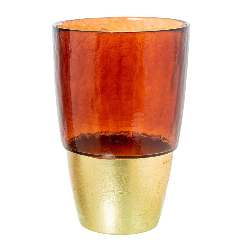 Ein wunder warmer Farbton, eine besonderes Design Ø19x28,5cm Base:ø11,5cm