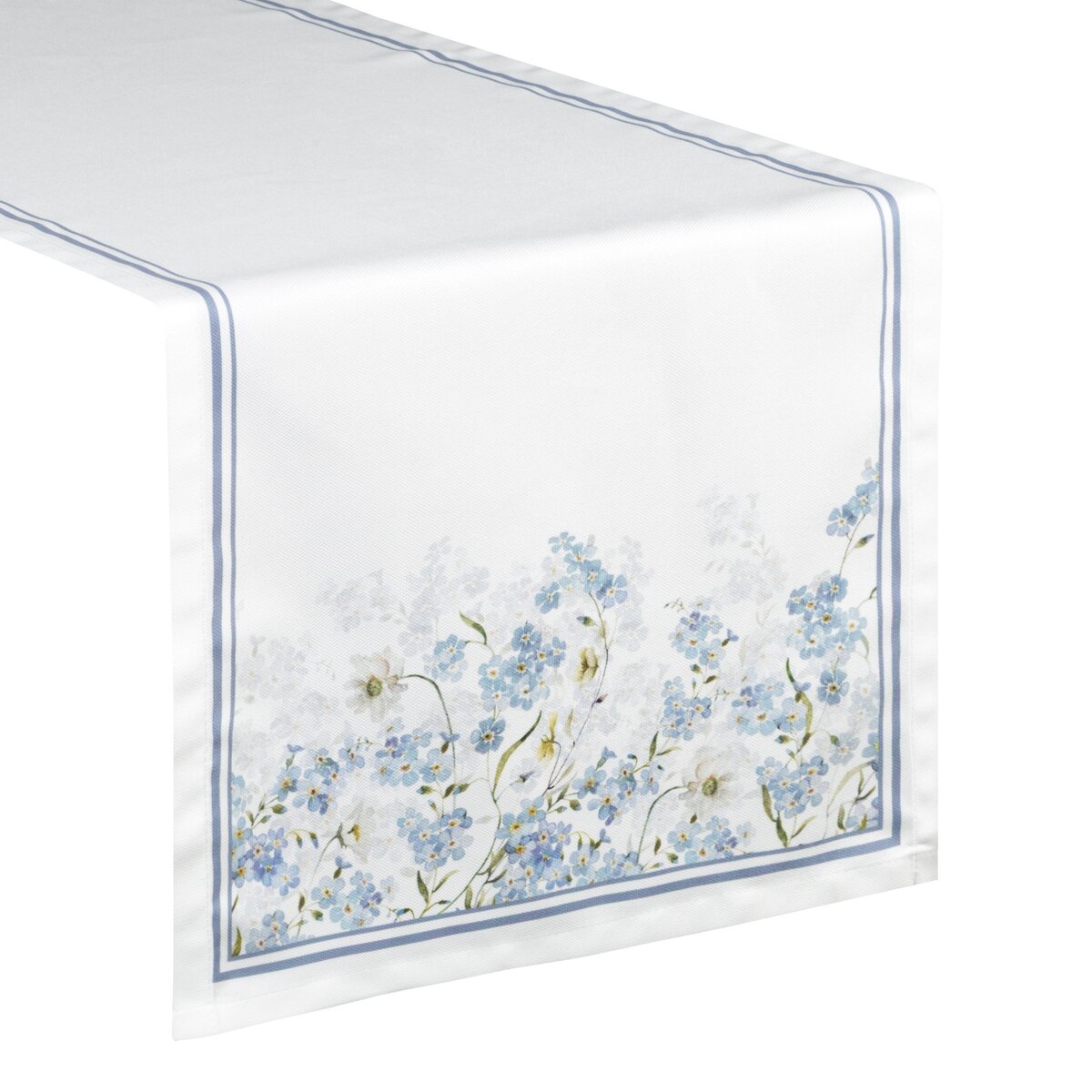 Natur Blaue Tischdecke 90x90 cm | Hotel Interior Shop