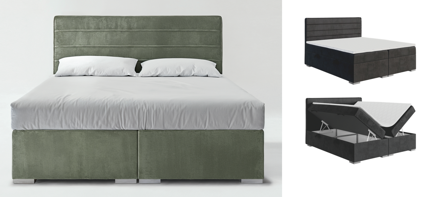 Boxspringbett Ben – Eleganz &amp; Komfort für gehobene Hotellerie und Wohnräume
