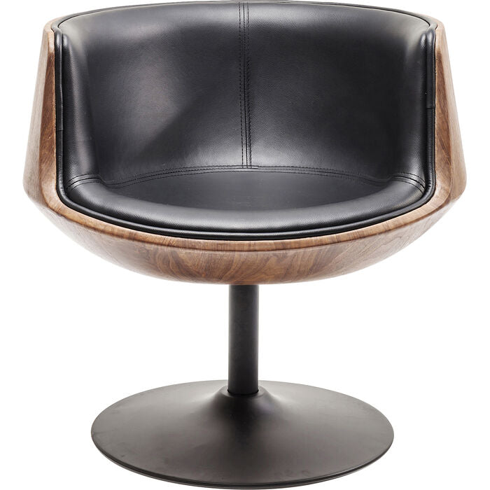 Designer Drehsessel im 70er-Jahre Stil – Retro-Lounge mit modernem Urban Chic
