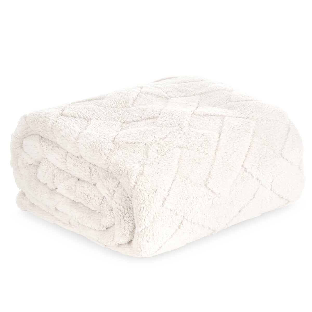 Cremefarbene Kuscheldecke 70 x 160 cm – elegante Ergänzung für Hotels & Interior-Konzepte