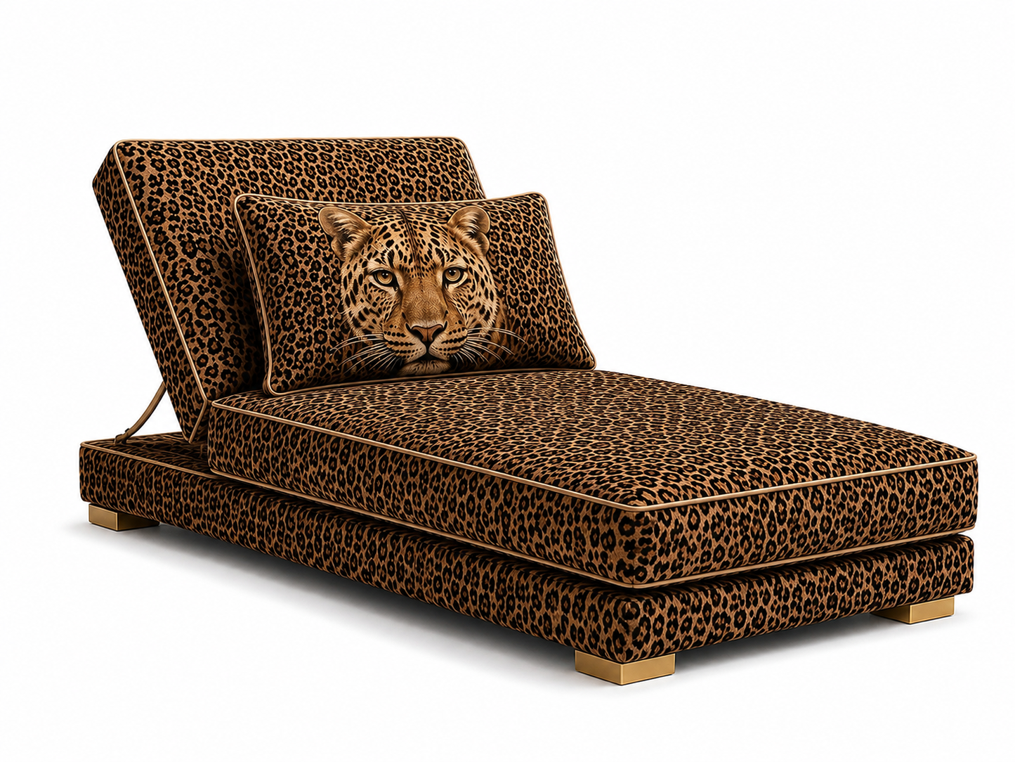 Die exklusive Outdoor-Liege LEOPARD LUXURY vereint außergewöhnliches Design, luxuriösen Komfort und hochwertige Verarbeitung.