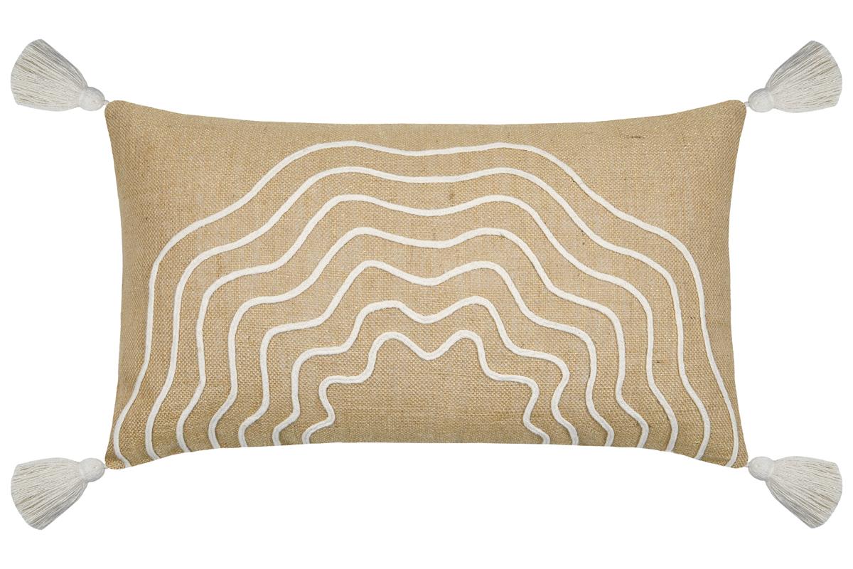 Jute-Kissen 35 x 60 cm Melly