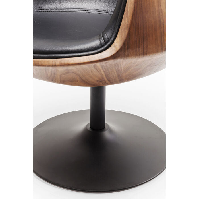 Designer Drehsessel im 70er-Jahre Stil – Retro-Lounge mit modernem Urban Chic
