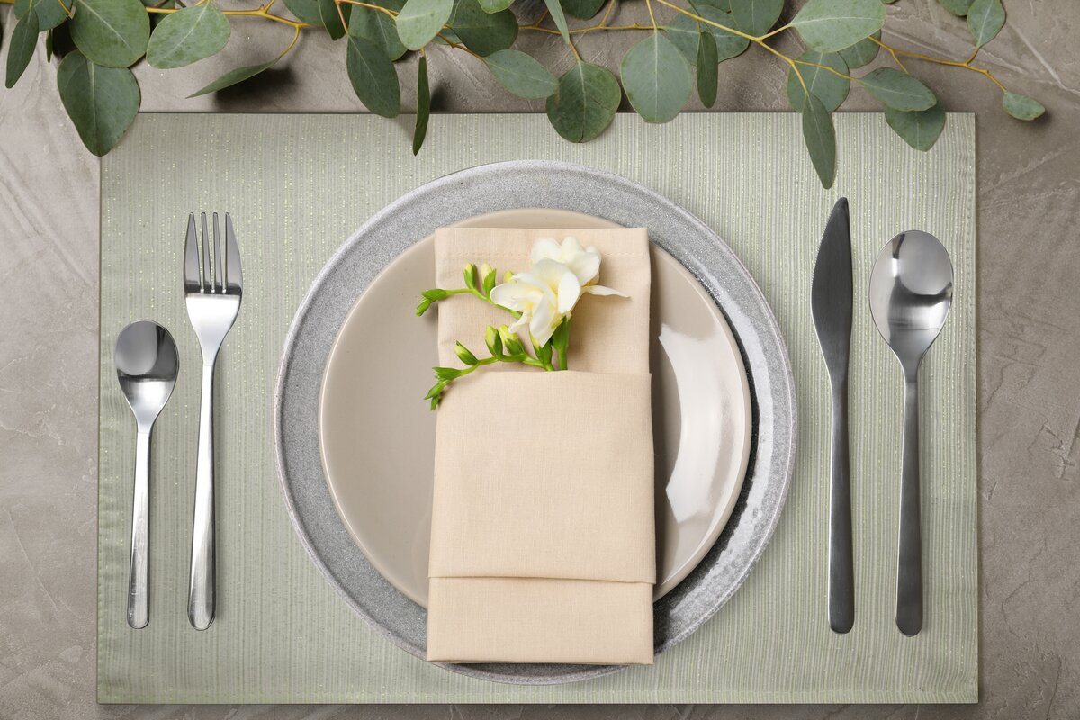Platzset 30 x 40 cm – elegante Tischdekoration für Hotels, Restaurant, Gastronomie, Privat