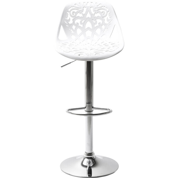 Barhocker Weiß-Chrom – Moderner Komfort für Küche, Hotel &amp; Lounge