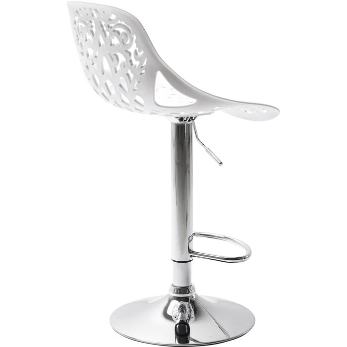 Barhocker Weiß-Chrom – Moderner Komfort für Küche, Hotel &amp; Lounge