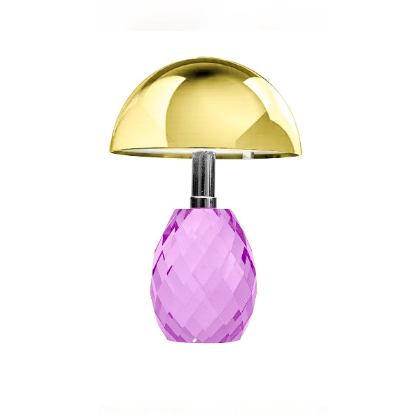 Designer LED-Tischleuchte Gold & Bernstein – Luxusleuchte für Hotel, Restaurant und Wohnbereich