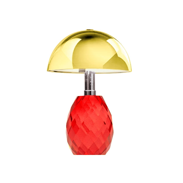Designer LED-Tischleuchte Rot – Luxusleuchte für Hotel, Restaurant und Wohnbereich