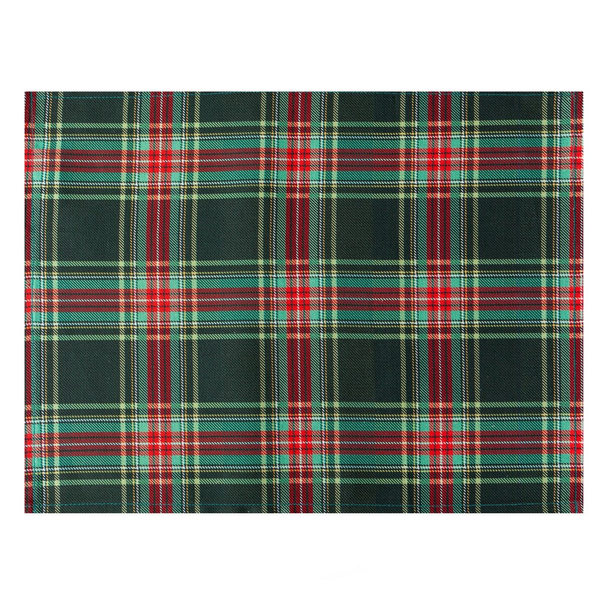 Grünes & rotes Platzset 30 x 40 cm – festliche Tischdekoration für Hotels & Gastronomie