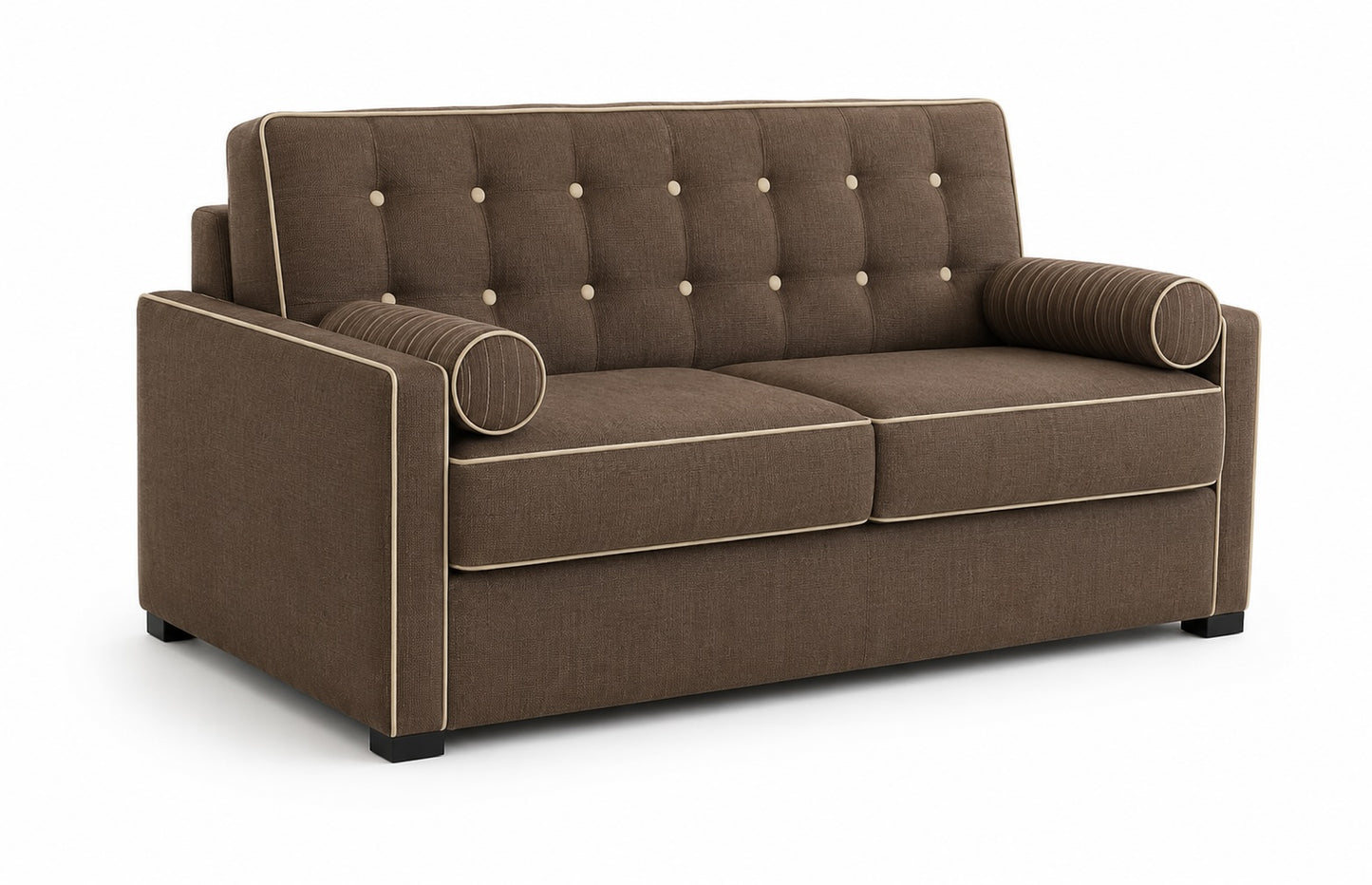 Dieses hochwertige Hotel-Schlafsofa kombiniert modernes Design mit maximalem Komfort und geprüfter Sicherheit.