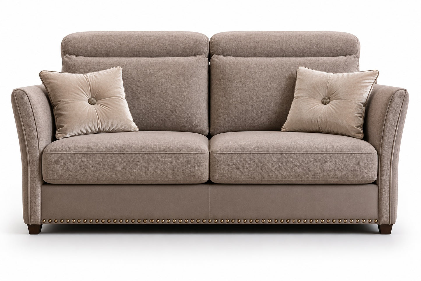 Dieses exklusive Hotel-Schlafsofa in stilvollem Grau kombiniert modernes Design mit maximalem Komfort und geprüfter Sicherheit.