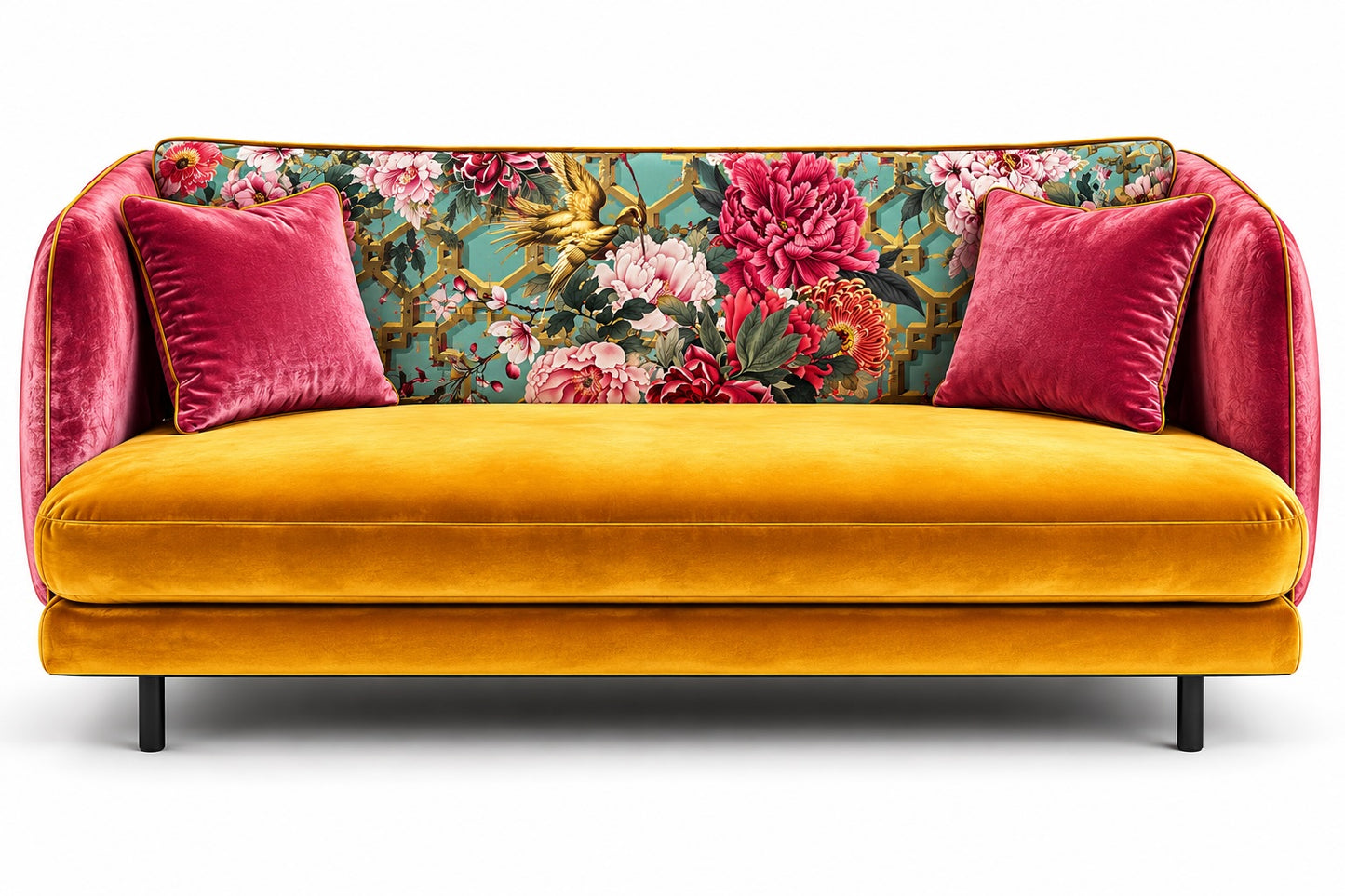 Luxuriöses Hotel-Schlafsofa in edlem Tannengrün – Modernes Design &amp; höchster Komfort