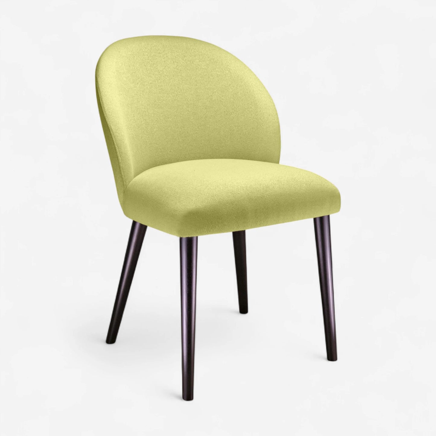 Willy runde Holzbeine Designstuhl für Hotel, Restaurant und Objektbereich