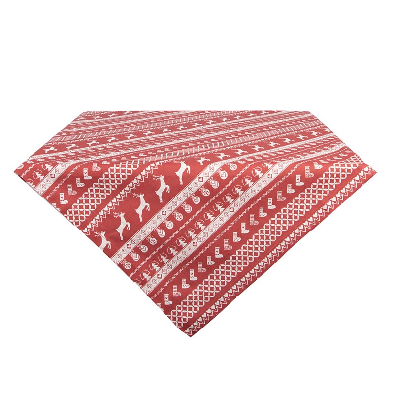 Rote Baumwoll-Tischdecke 100x100 cm | Hotel Interior Shop