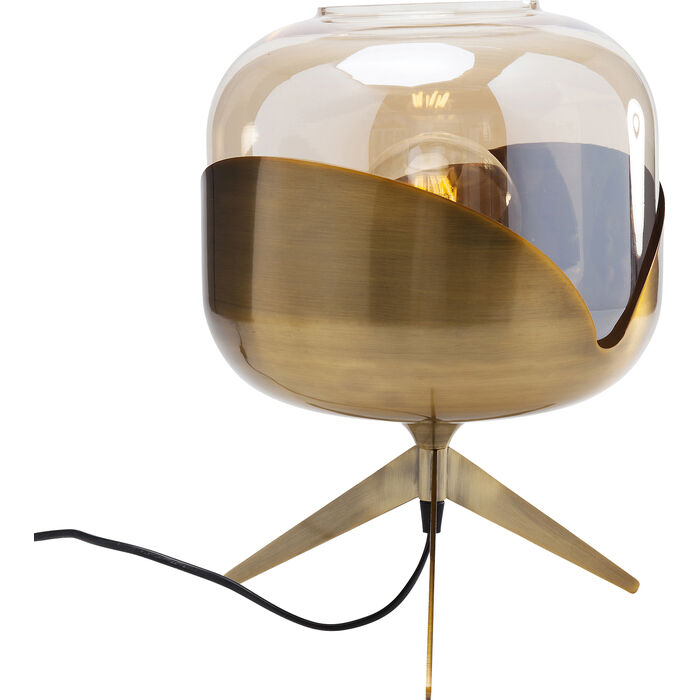 Tischleuchte Gerry BRASS – Stilvolle Retro-Designleuchte für Hotelzimmer, Chalets und Boutique Hotels