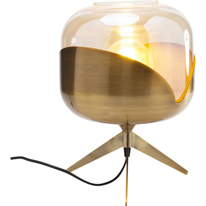 Tischleuchte Gerry BRASS – Stilvolle Retro-Designleuchte für Hotelzimmer, Chalets und Boutique Hotels